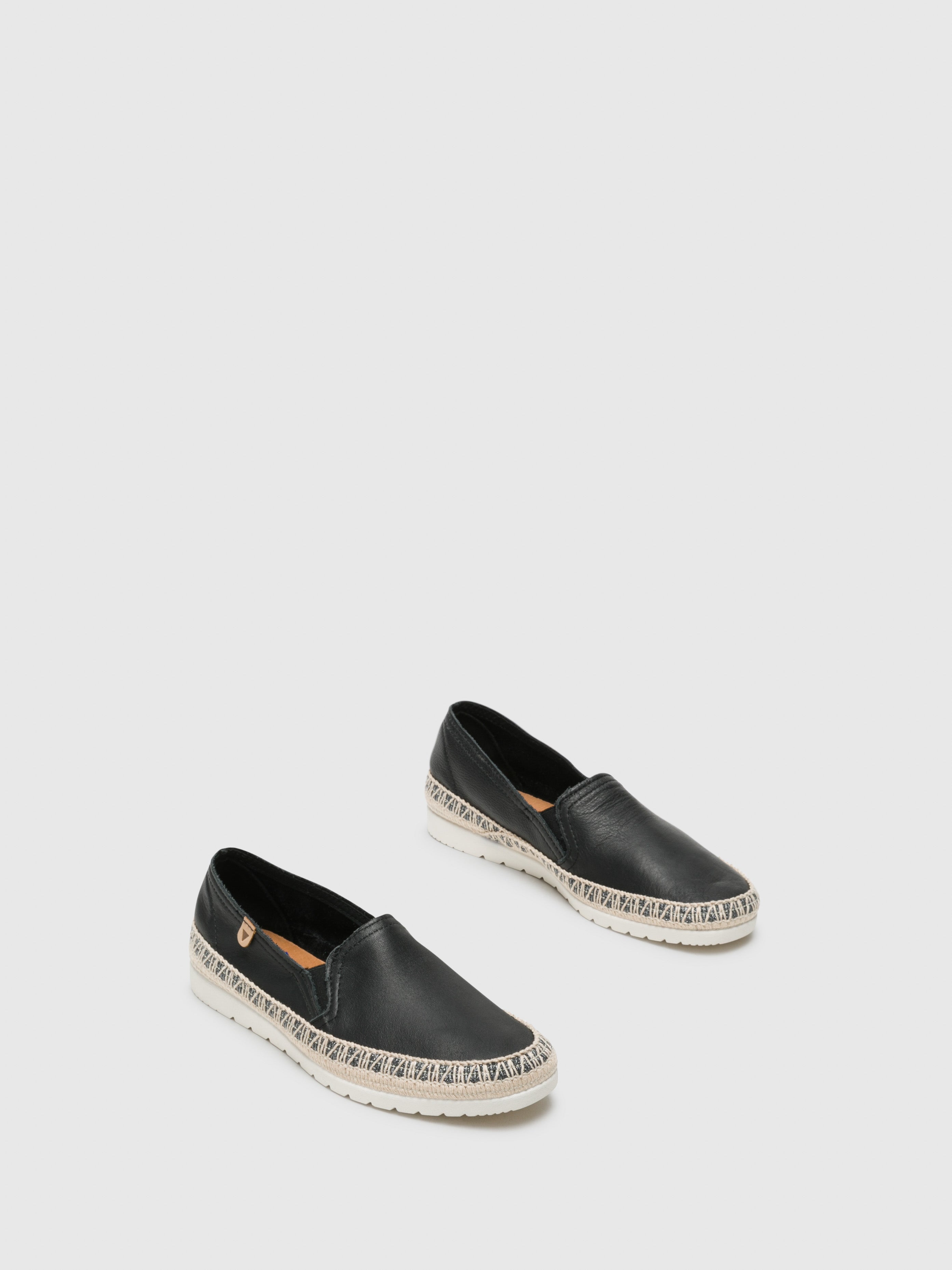 Verbenas Alpargatas com Elástico em Preto